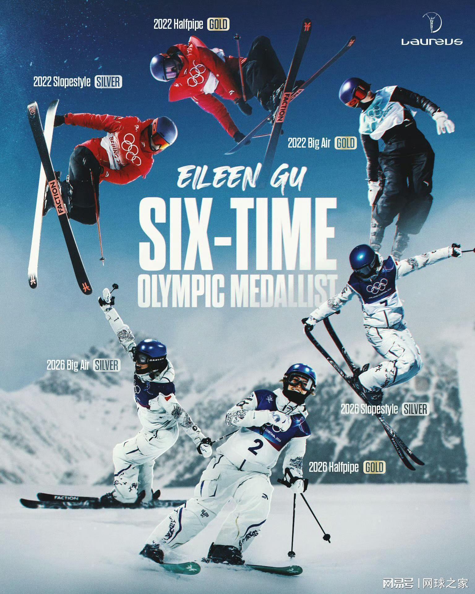  跨越24个大满贯与两届冬奥的握手：德约科维奇×谷爱凌共创劳伦斯主持新纪元 体育新闻