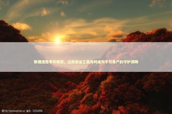 数据泄露事件频发,这款安全工具为何成为千万用户的守护屏障 数据泄露事件频发,这款安全工具为何成为千万用户的守护屏障 IT技术
