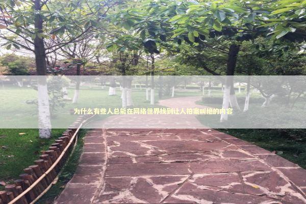 为什么有些人总能在网络世界找到让人拍案叫绝的内容 情感心理